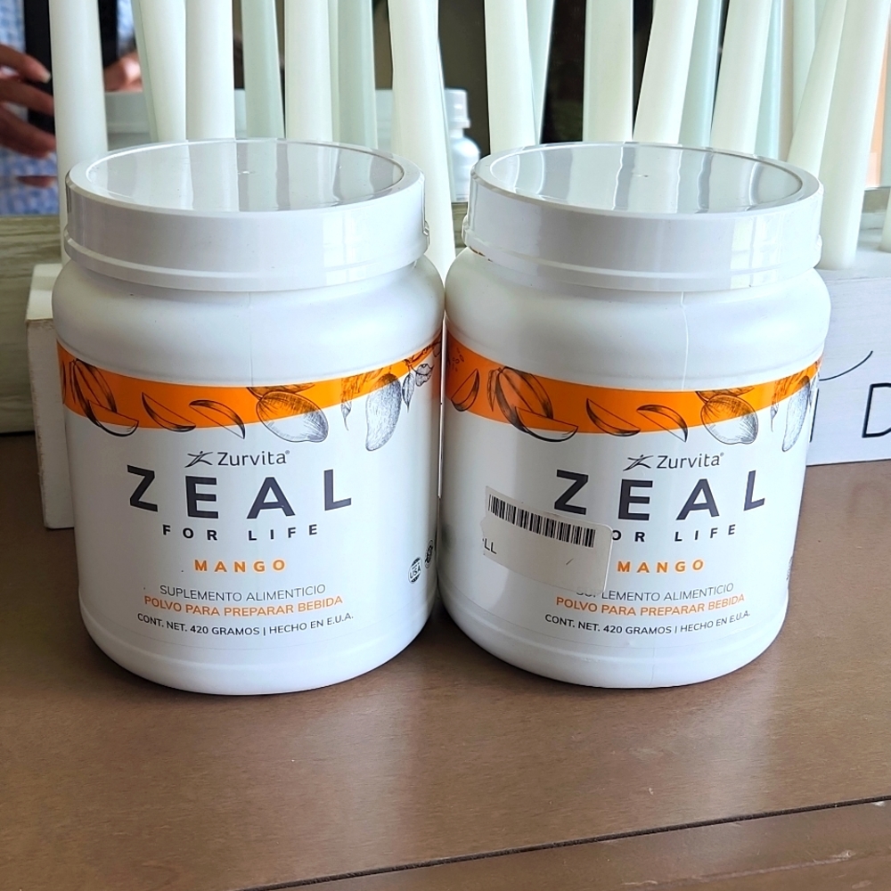 Zurvita-Zeal for Life -Power Energy -Classic Mango Canister -420g ( 2 pack)